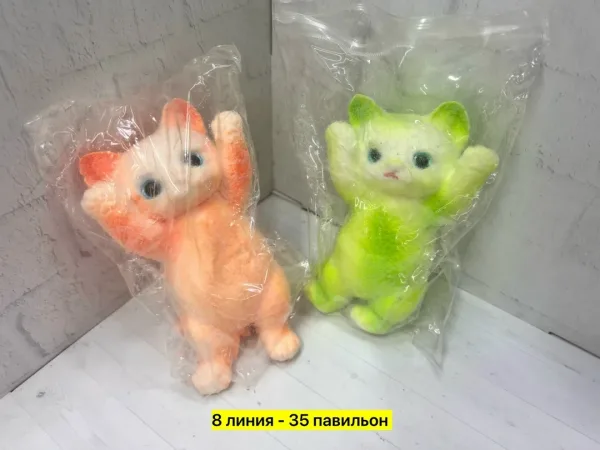 Силиконовая игрушка в форме кошки — фото 4