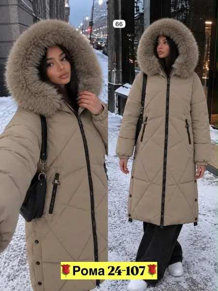 Тёплая куртка с мягким мехом для уюта и стиля — фото 3
