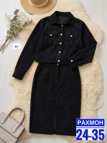Стильный и уютный костюм двойка — фото 6