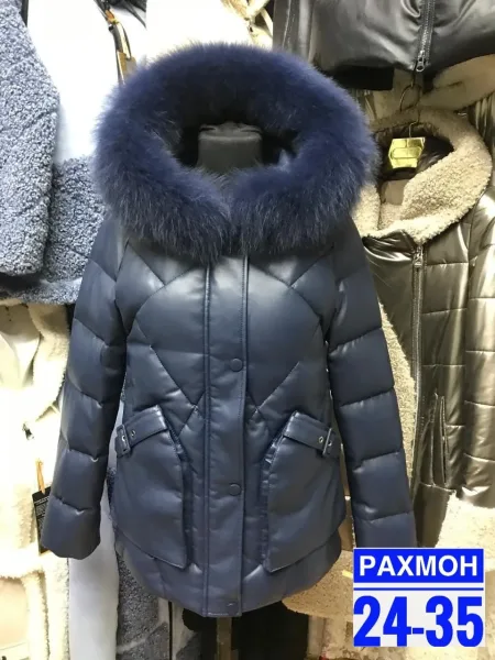 Куртка из ткани Эко кожа — фото 4