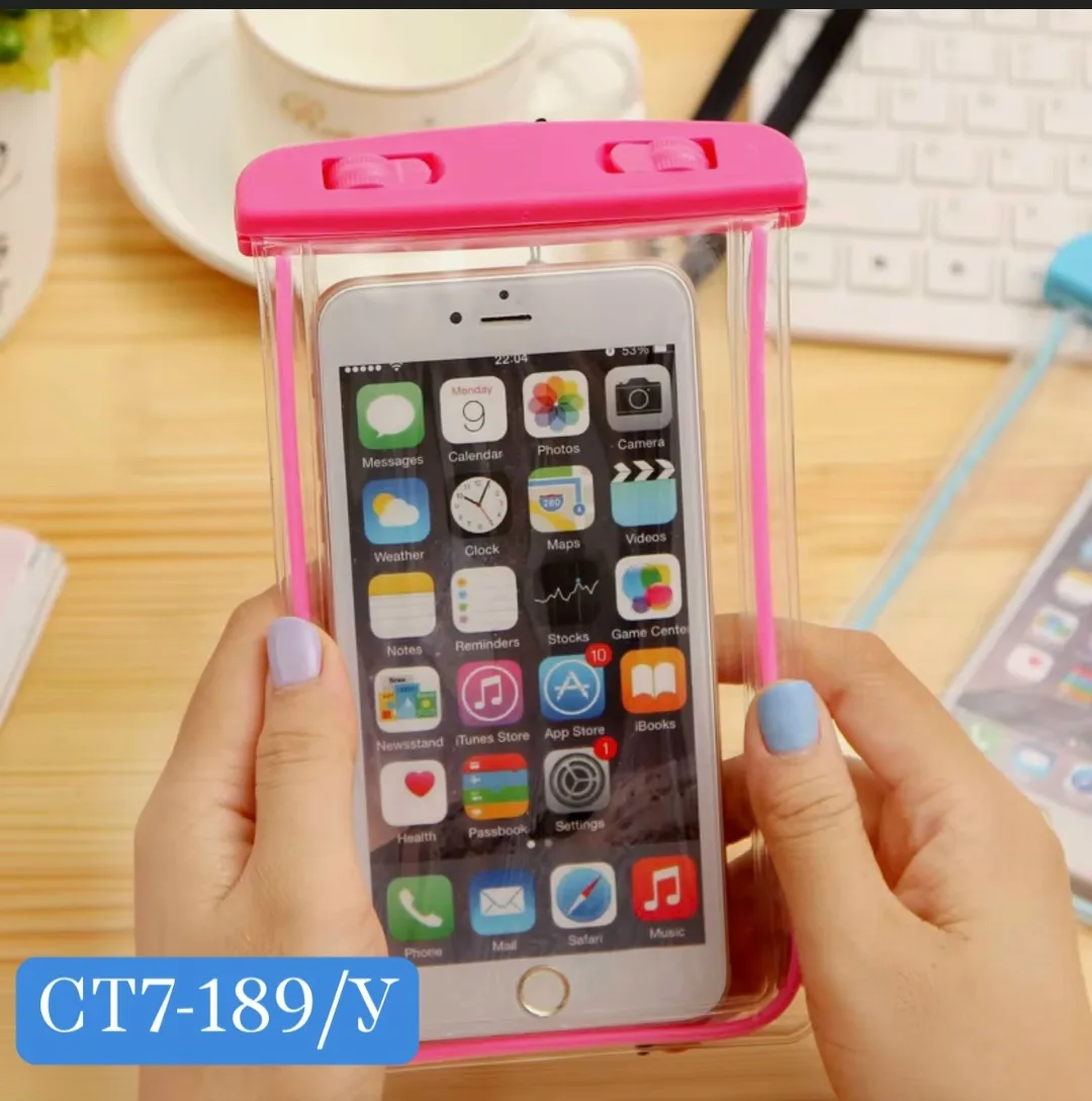 Пляжная сухая сумка, чехол-держатель для iphone/Samsung/Xiaomi/Huawei, сумка 3, 5-6, 5 дюйма — фото 2