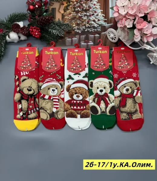 Носки женские 3D новогодние — фото 2
