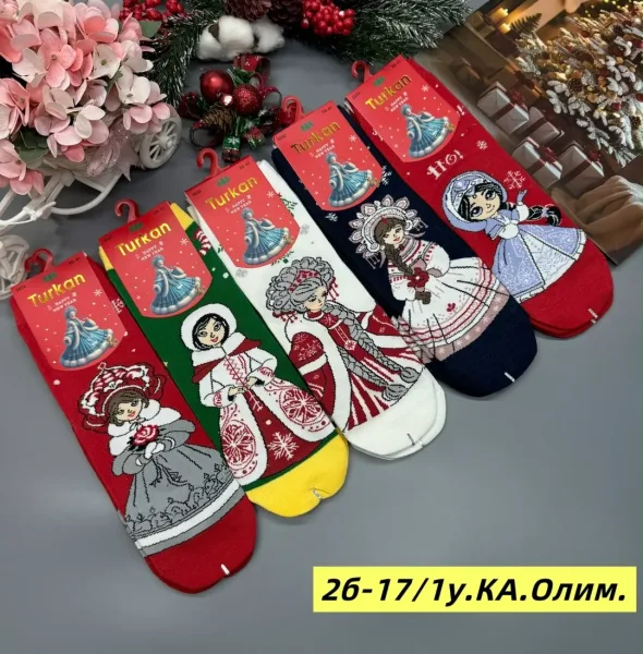 Носки женские 3D новогодние — фото 2