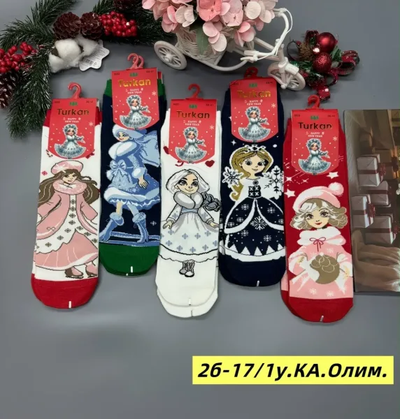 Носки женские 3D новогодние — фото 2