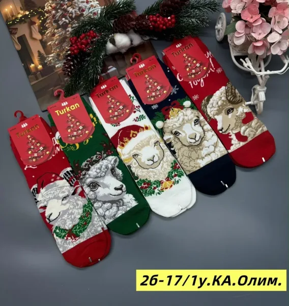 Носки женские 3D новогодние — фото 2