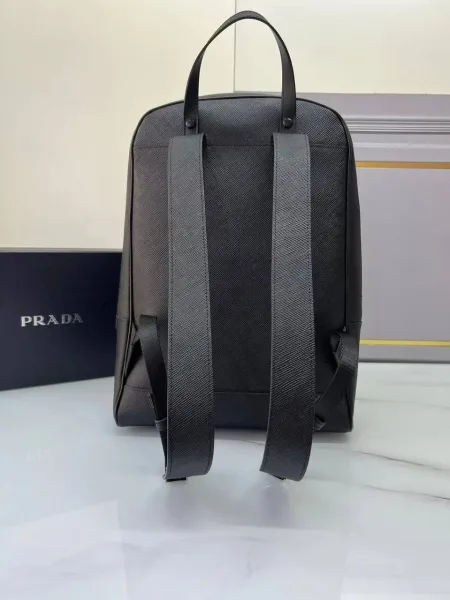 Prada Saffiano мужской рюкзак из фирменной кожи — фото 8