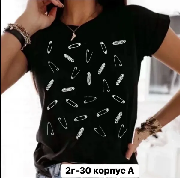 Футболка женская 90 хлопок 10 лайкра — фото 6