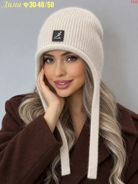 Шапка с АНГОРА без флис — фото 5