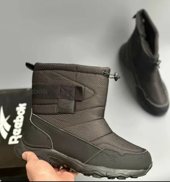 Зимние ботинки Reebok с меховой подкладкой и молнией — практичная — фото 6