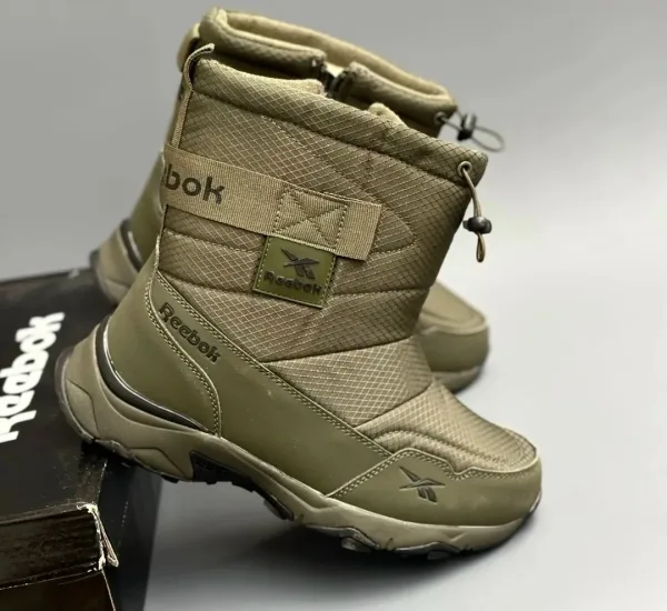Зимние ботинки Reebok с меховой подкладкой и молнией — практичная — фото 19