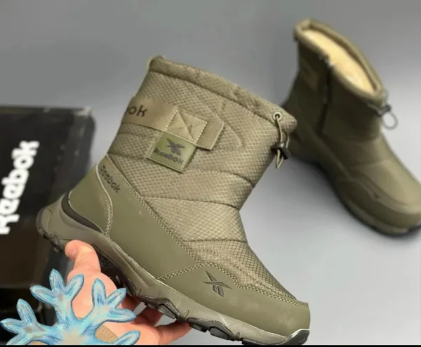 Зимние ботинки Reebok с меховой подкладкой и молнией — практичная — фото 11