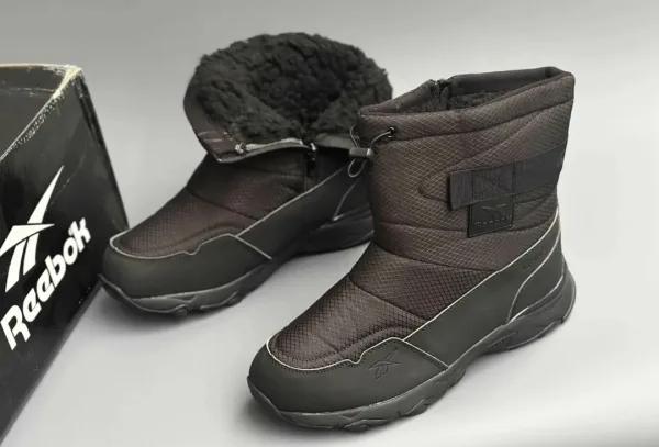 Зимние ботинки Reebok с меховой подкладкой и молнией — практичная — фото 13