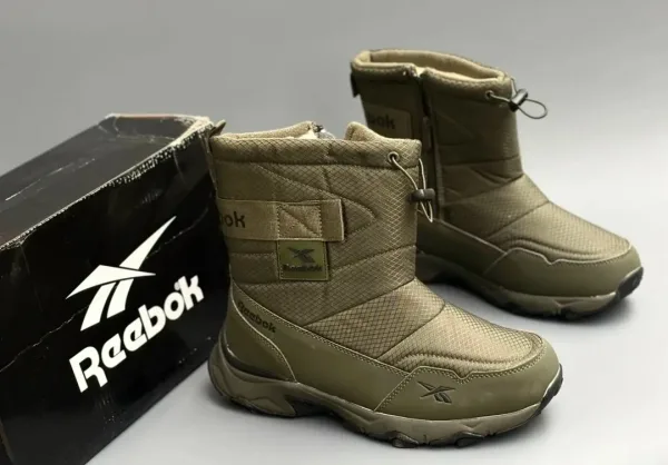 Зимние ботинки Reebok с меховой подкладкой и молнией — практичная — фото 16