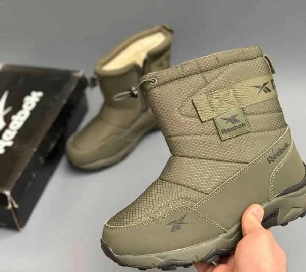 Зимние ботинки Reebok с меховой подкладкой и молнией — практичная — фото 18