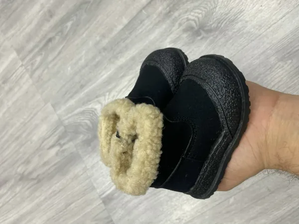 Ботинки кожзам зимние