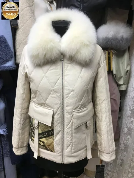 Куртка из ткани Эко кожа — фото 3