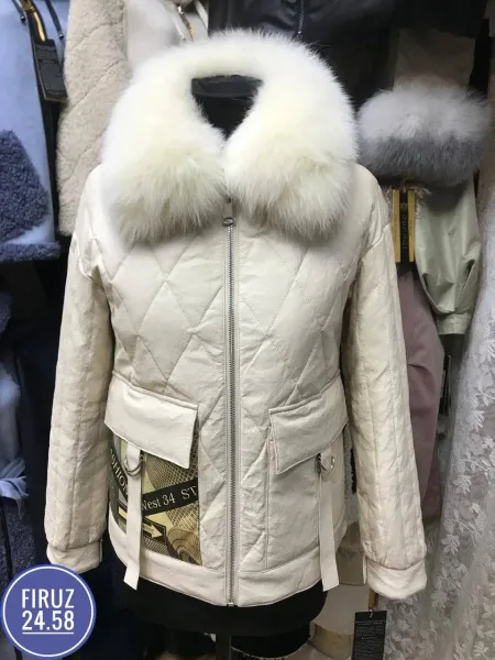 Куртка из ткани Эко кожа — фото 7