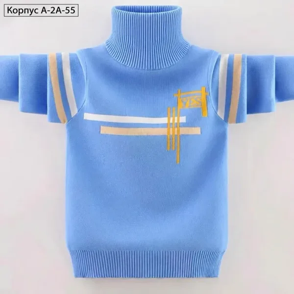 Свитер из шерсти с начесом, подходит для зимнего сезона — фото 10