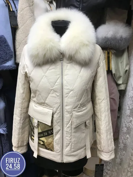 Куртка из ткани Эко кожа — фото 3