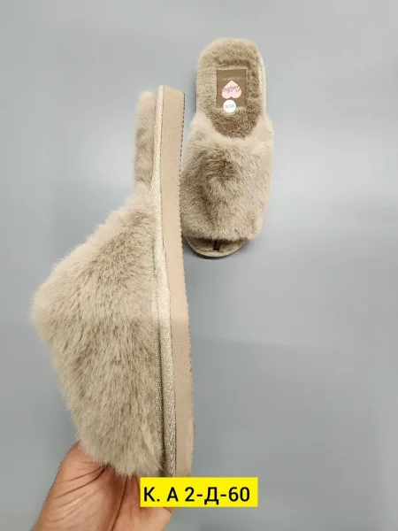 Тапки из искусственного меха — фото 2