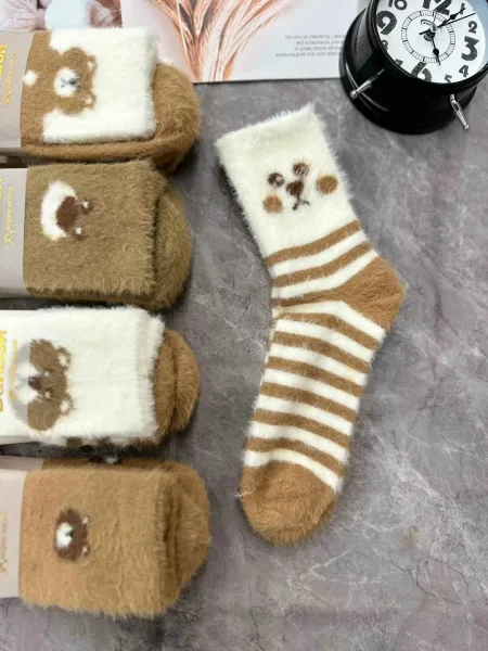 Носки женские из норки — фото 4