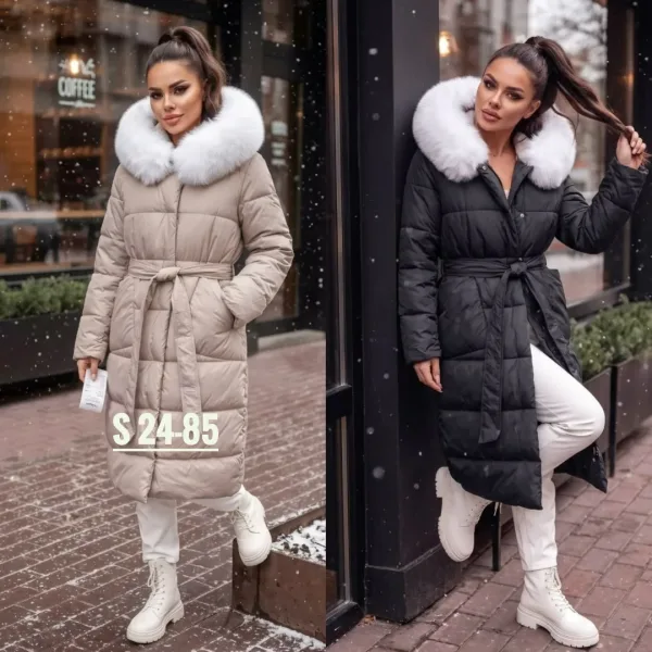 Зимняя куртка двухсторонняя съемный мех — фото 1