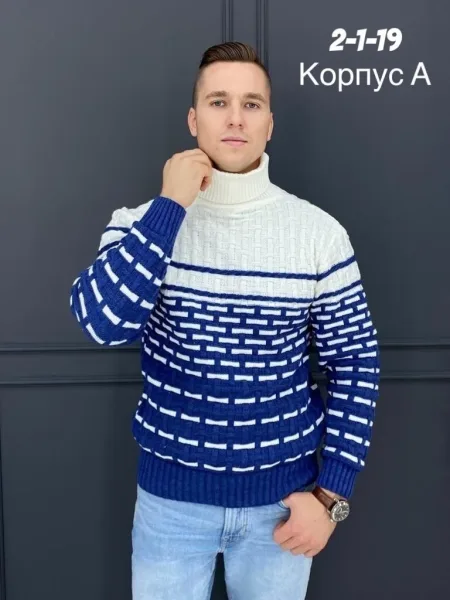Теплый свитер из акрила — фото 10