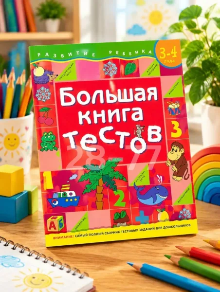 Большая книга тестов 3-4 года — фото 1