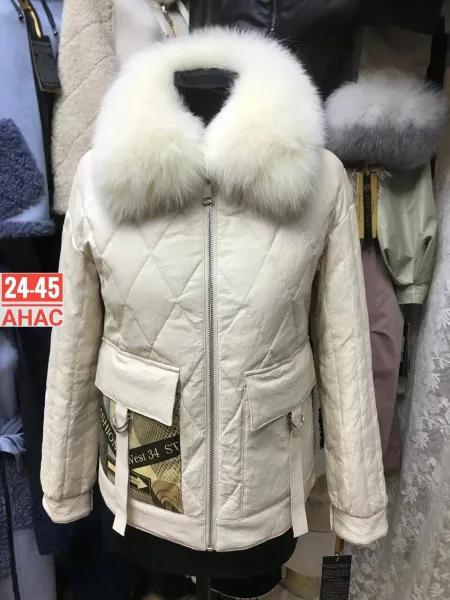 Куртка из ткани Эко кожа — фото 3