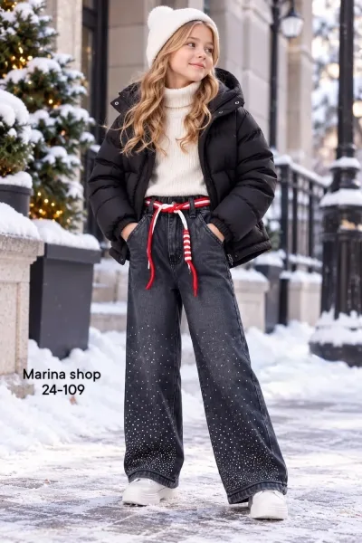 Джинсы с подкладкой из флиса — фото 2
