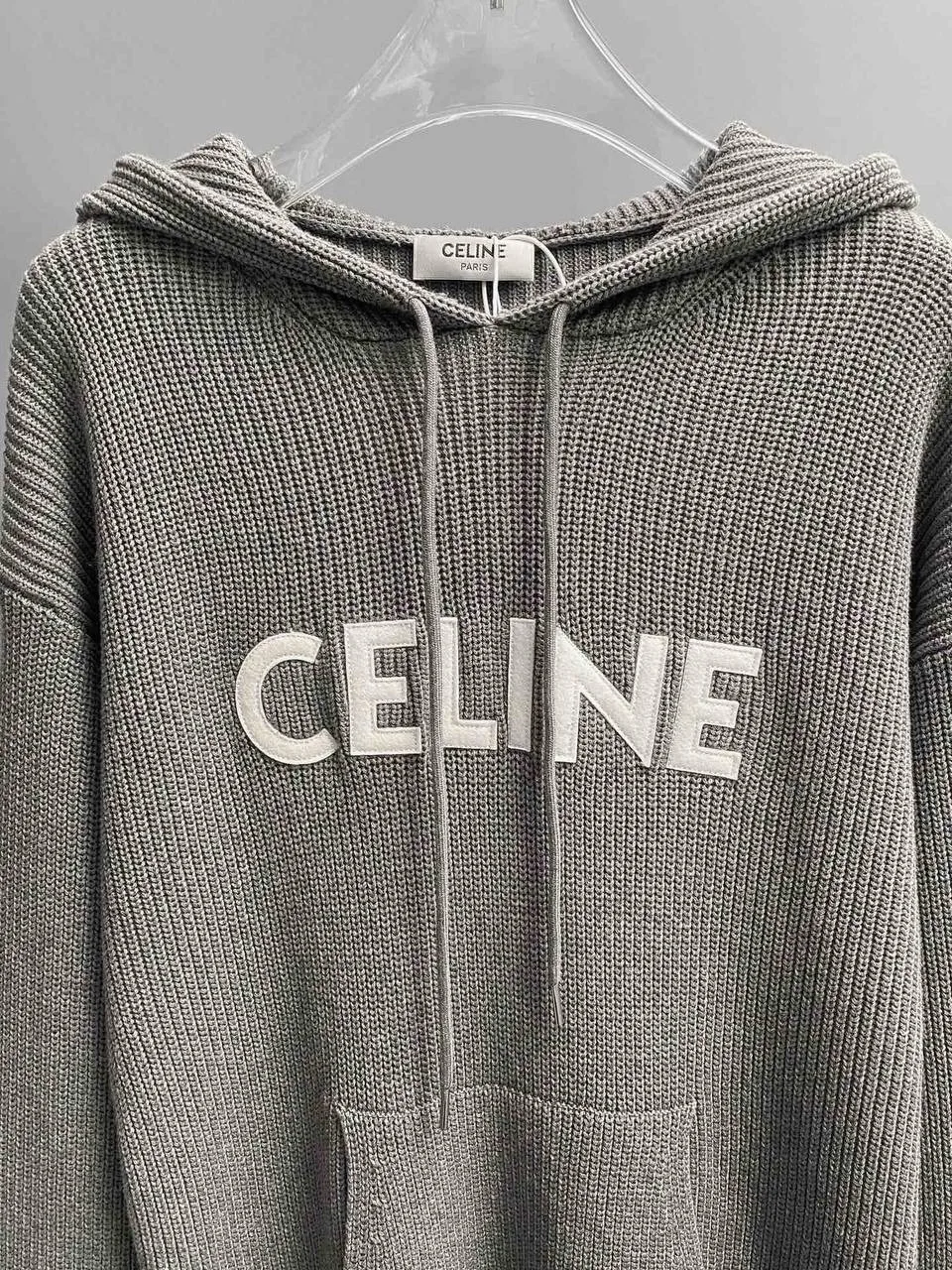 CELINE вязаное худи свободного кроя — фото 2