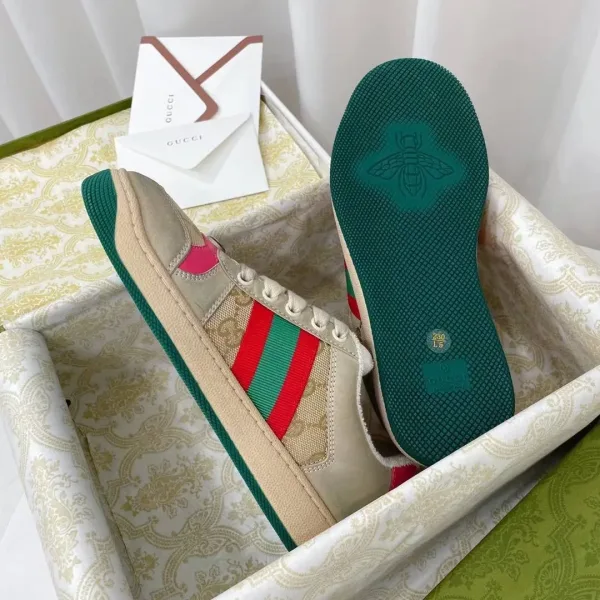 Кроссовки Gucci Screener с жаккардовым верхом — фото 7
