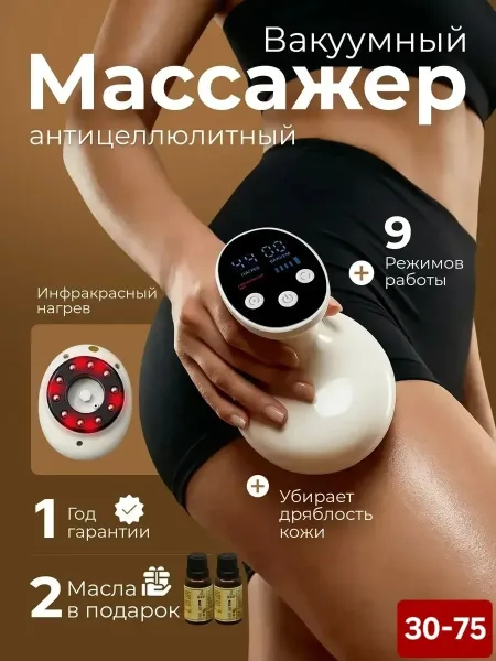 Вакуумный массажёр - это инновационное устройство, созданное специально для достижения идеальной фигуры и борьбы с целлю — фото 4