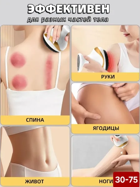 Вакуумный массажёр - это инновационное устройство, созданное специально для достижения идеальной фигуры и борьбы с целлю — фото 7