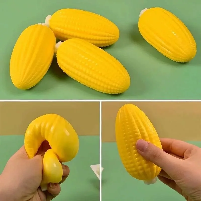 Игрушка-мячик в форме кукурузы из TPR — фото 5