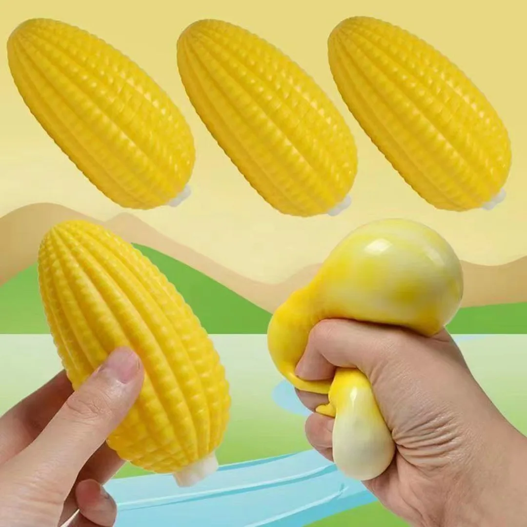 Игрушка-мячик в форме кукурузы из TPR — фото 7