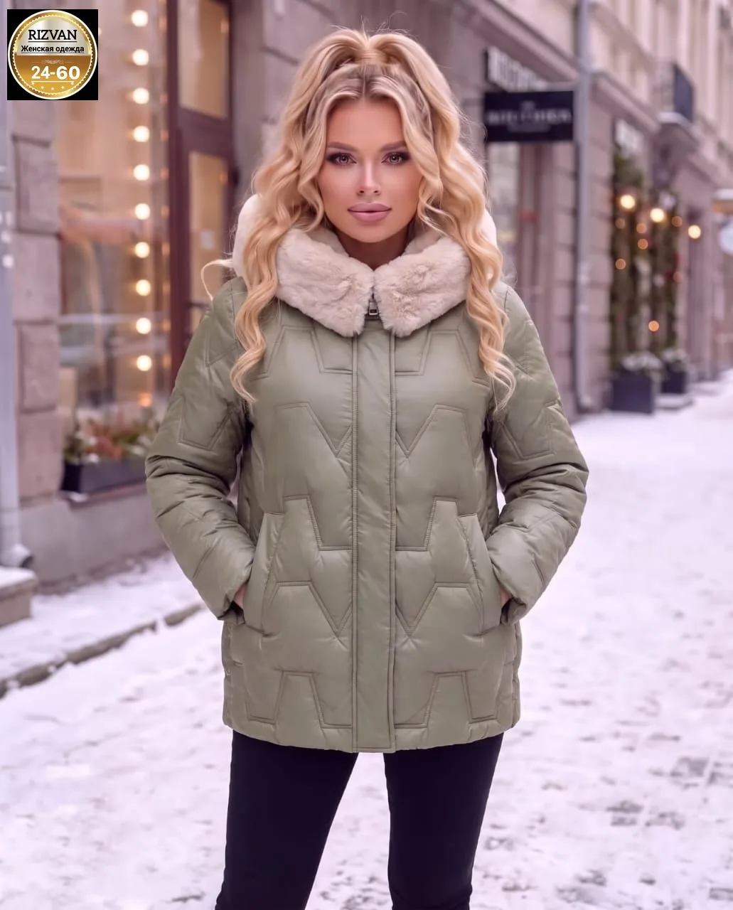 Куртка с капюшоном из холофайбера — фото 2