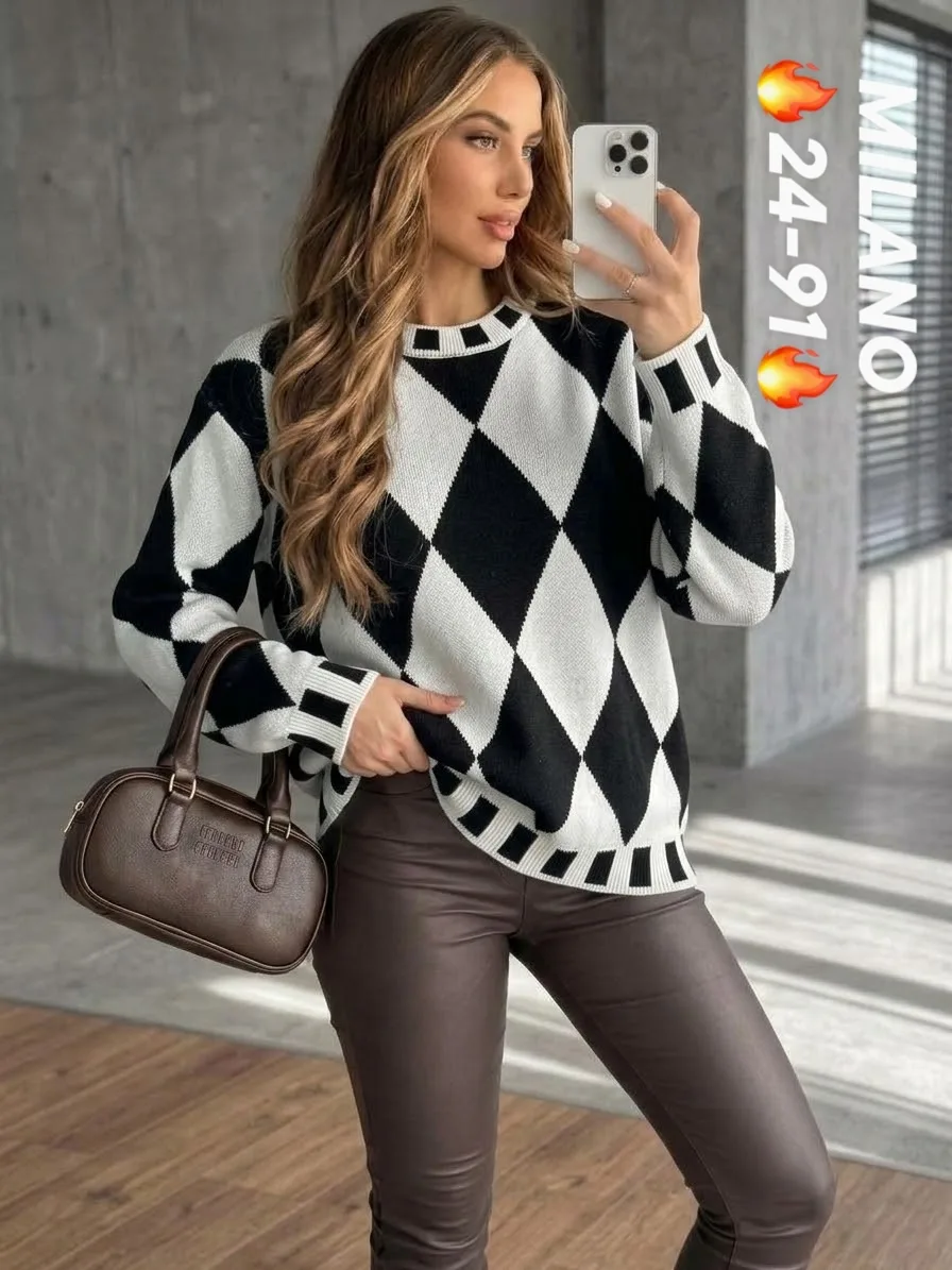 Свитер Oversize из турецкой вязки — фото 1