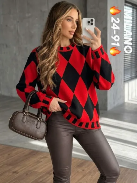 Свитер Oversize из турецкой вязки — фото 2
