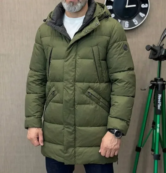 Элегантная мужская куртка ZEGNA с идеальной посадкой по телу — фото 1