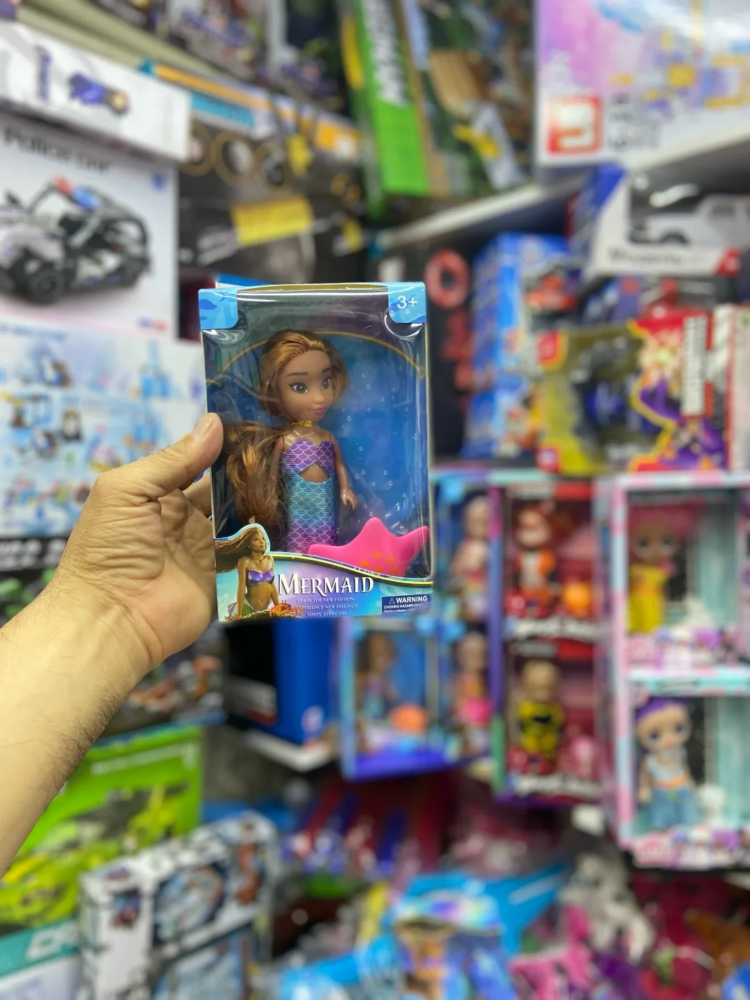 Мини кукла русалочка с игрушками в коробках — фото 1