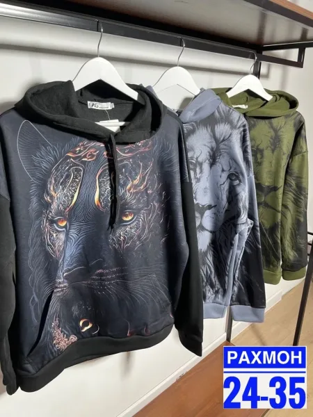 Мужская толстовка на флисе — фото 3