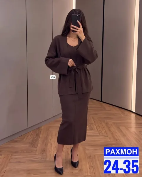 Платье кашемировая лапша — фото 1