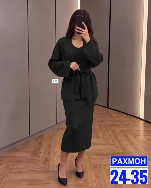 Платье кашемировая лапша — фото 3