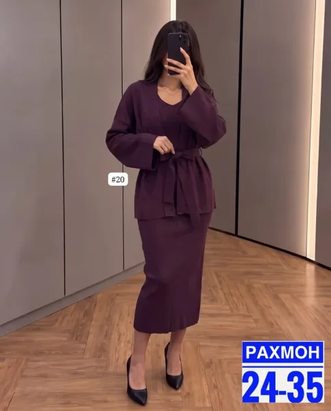 Платье кашемировая лапша — фото 5