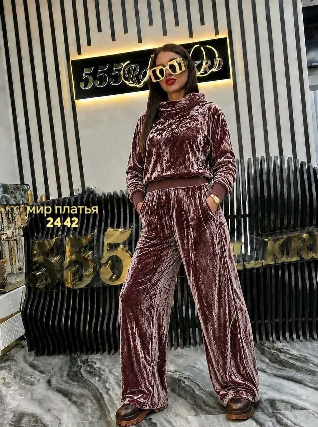 Костюм велюр — фото 2