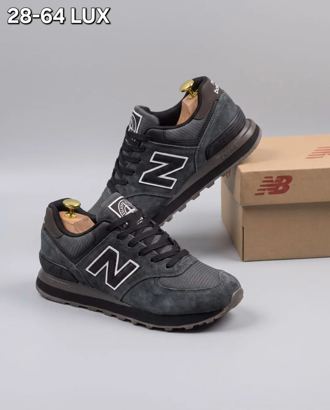 Кроссовки мужские New Balance, зимние, с натуральной мембраной — фото 2