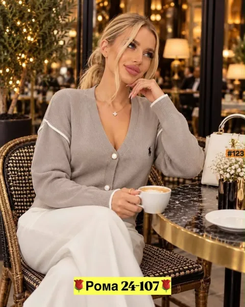 Кардиган из фабричного кашемира — фото 2
