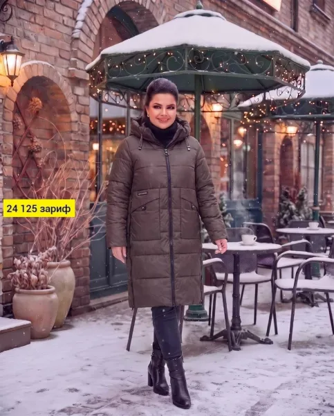 Куртка женская зимняя из холлофайбера — фото 1
