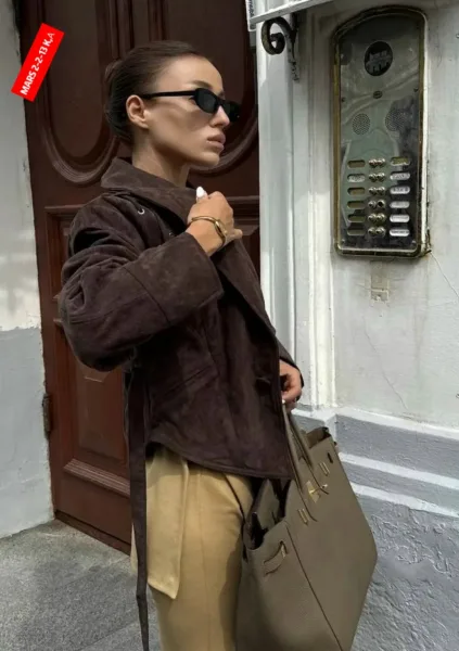 Куртка из замши — фото 5